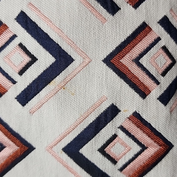 Ann Taylor White Patterned Skirt Sz 10 - Picture 11 of 11